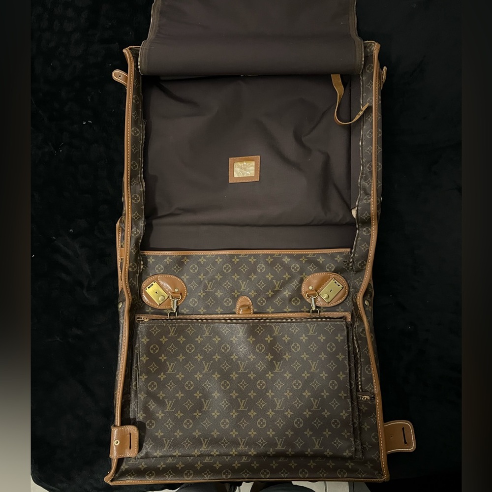 Louis Vuitton Monogram Large Travel Garments Bag in Brown - Picture 2 of 10